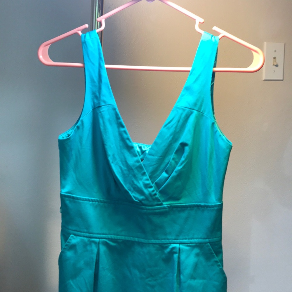 Short tank dress with packets from express